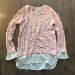 Long sleeve pink shirt